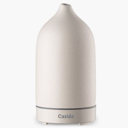 صورة Ceramic Aroma Diffuser white with LED lighting - B2B